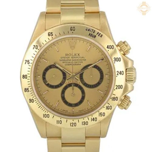 Rolex Zenith Daytona 16528 18K Yellow Gold Mens Watch