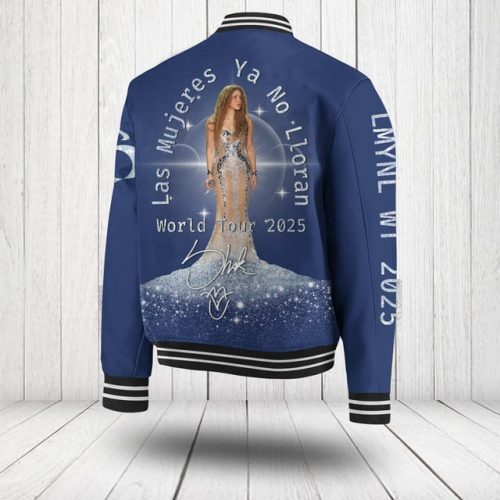 Shakira Las Mujeres Ya No Lloran World Tour 2025 Baseball Jacket