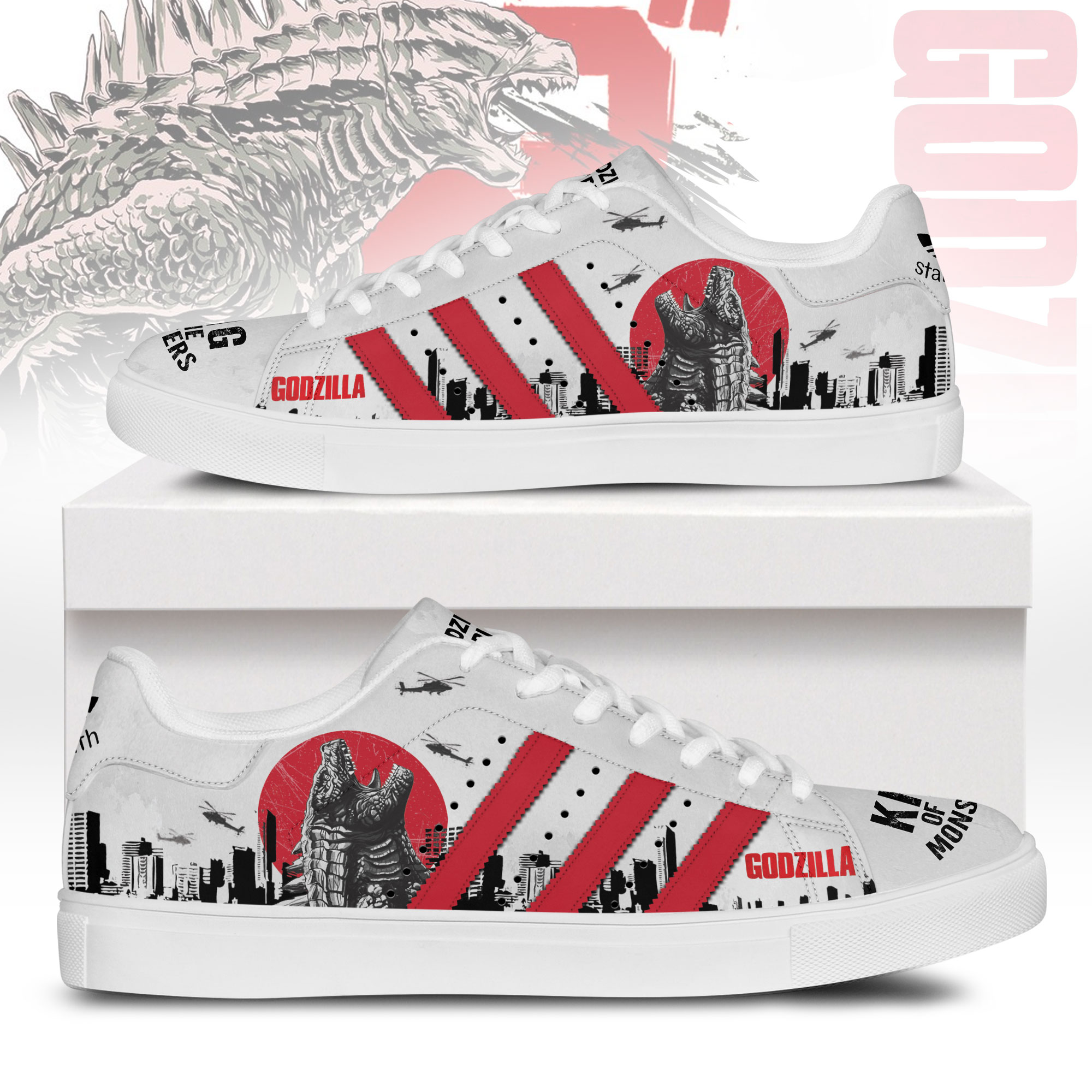 Godzilla "Kings of the Monsters" Special Stan Smith Shoes Godzilla "Kings of the Monsters" Special Stan Smith Shoes