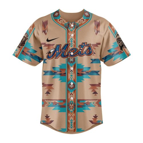 New York Mets Native American Heritage Special Baseball Jersey