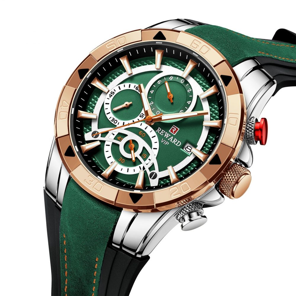 Men’s Watch Calendar Watch Tape Quartz Watch Six-pin Watch Business Men’s Watch