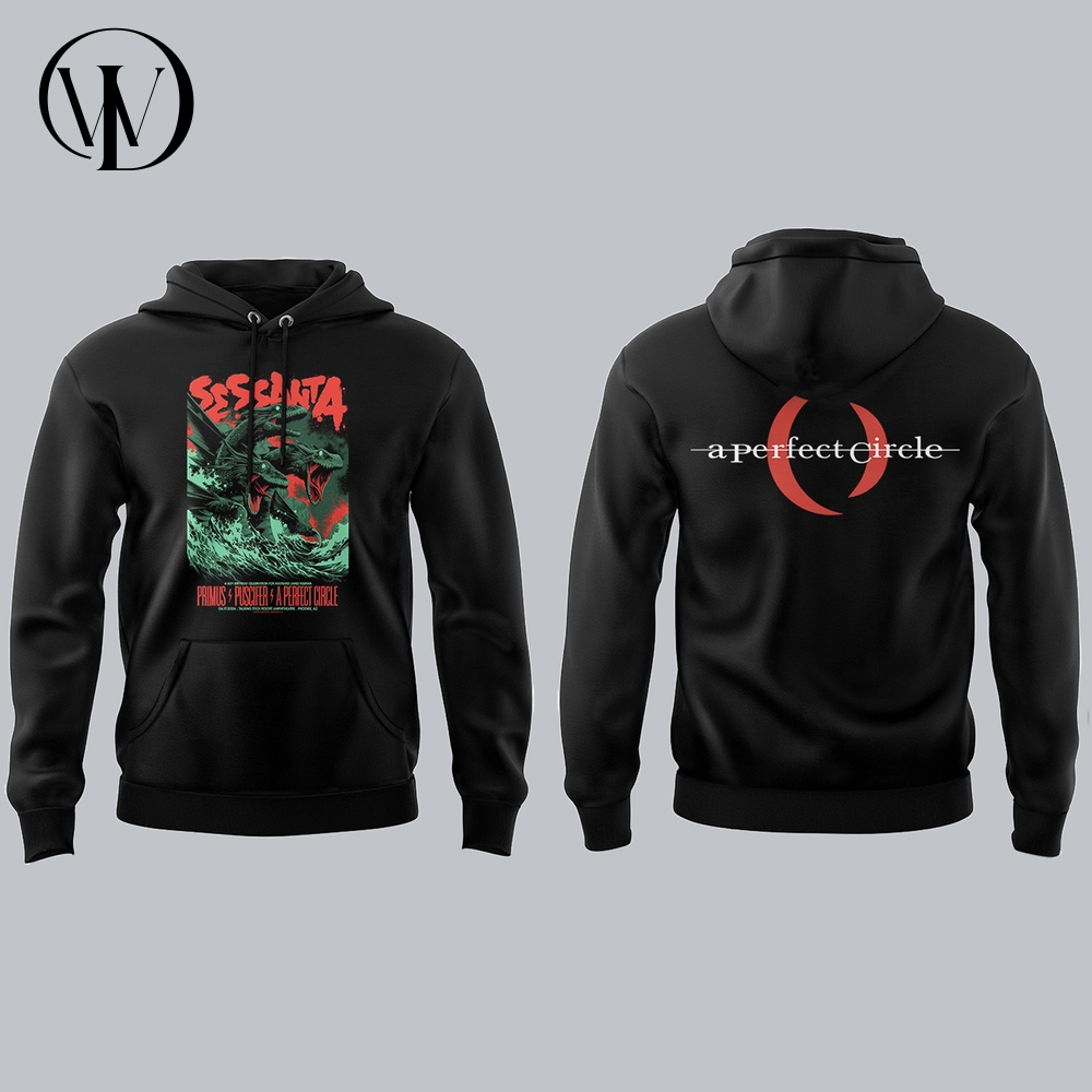 A Perfect Circle x Tour Sessanta Special Black Hoodie A Perfect Circle x Tour Sessanta Special Black Hoodie