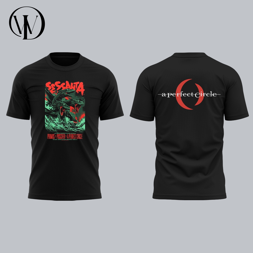 A Perfect Circle x Tour Sessanta Special Black Tee A Perfect Circle x Tour Sessanta Special Black Tee