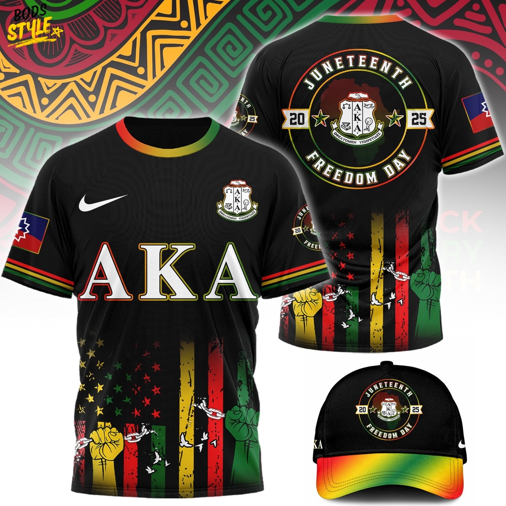 Alpha Kappa Alpha Happy Juneteenth 2025 Freedom Day Shirt Alpha Kappa Alpha Happy Juneteenth 2025 Freedom Day Shirt