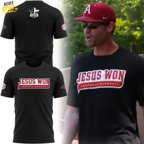 Arkansas Razorbacks JESUS WON Special Tee