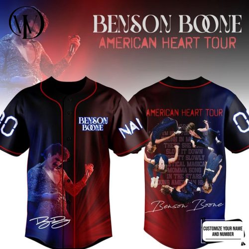 Benson Boone American Heart Tour Baseball Jersey