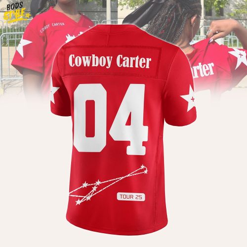 Beyoncé Cowboy Carter Tour 2025 Jersey – Red