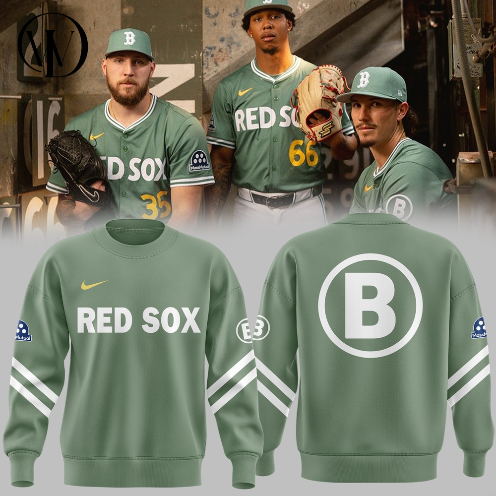 Boston Red Sox 2025 City Connect Special New Sweatshirt Boston Red Sox 2025 City Connect Special New Sweatshirt