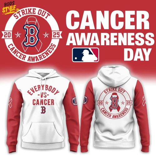 Boston Red Sox Everybody vs Cancer Hoodie Jogger Cap v2