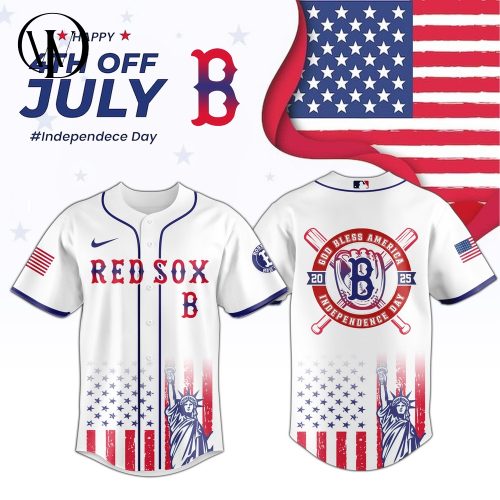 Boston Red Sox MLB Happy Independence Day 2025 Jersey