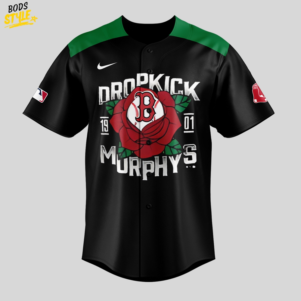 Boston Red Sox x Dropkick Murphys Night 2025 Special Baseball Jersey Boston Red Sox x Dropkick Murphys Night 2025 Special Baseball Jersey