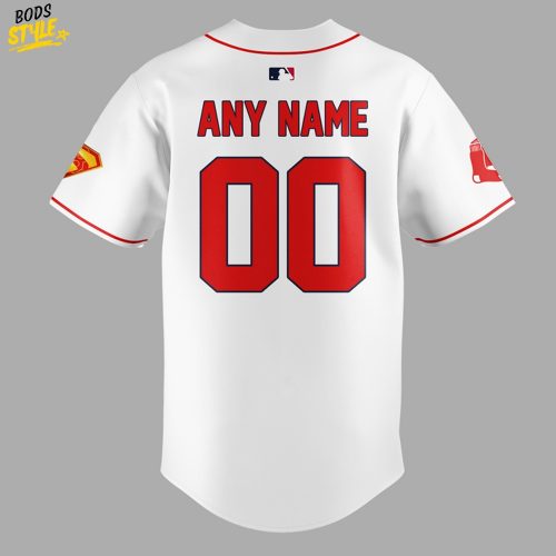 Boston Red Sox x Superman Night 2025 Personalized Baseball Jersey