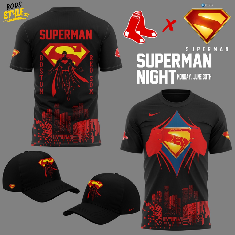 Boston Red Sox x Superman Night 2025 Special Tee Boston Red Sox x Superman Night 2025 Special Tee
