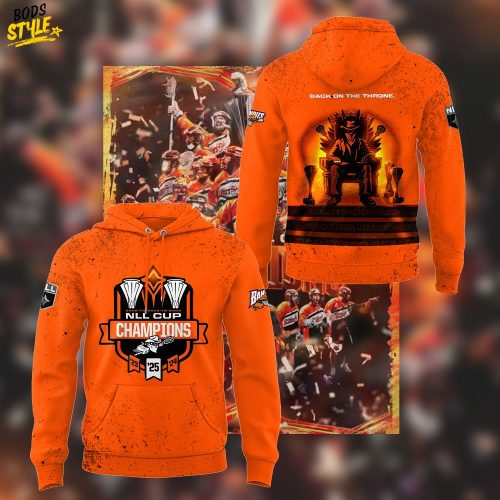 Buffalo Bandits 2025 NLL Cup Champions Back On The Throne Hoodie Set
