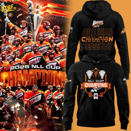 Buffalo Bandits NLL Cup Champions 2025 Special Hoodie