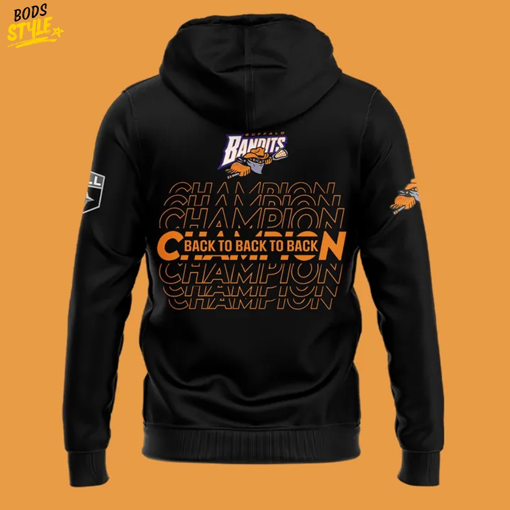 Buffalo Bandits NLL Cup Champions 2025 Special Hoodie Buffalo Bandits NLL Cup Champions 2025 Special Hoodie