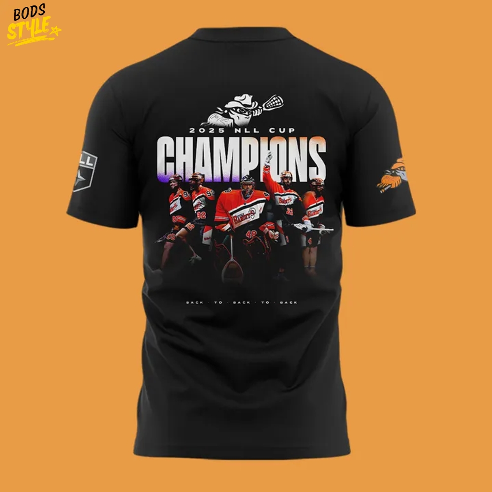 Buffalo Bandits NLL Cup Champions 2025 Special Tee Buffalo Bandits NLL Cup Champions 2025 Special Tee
