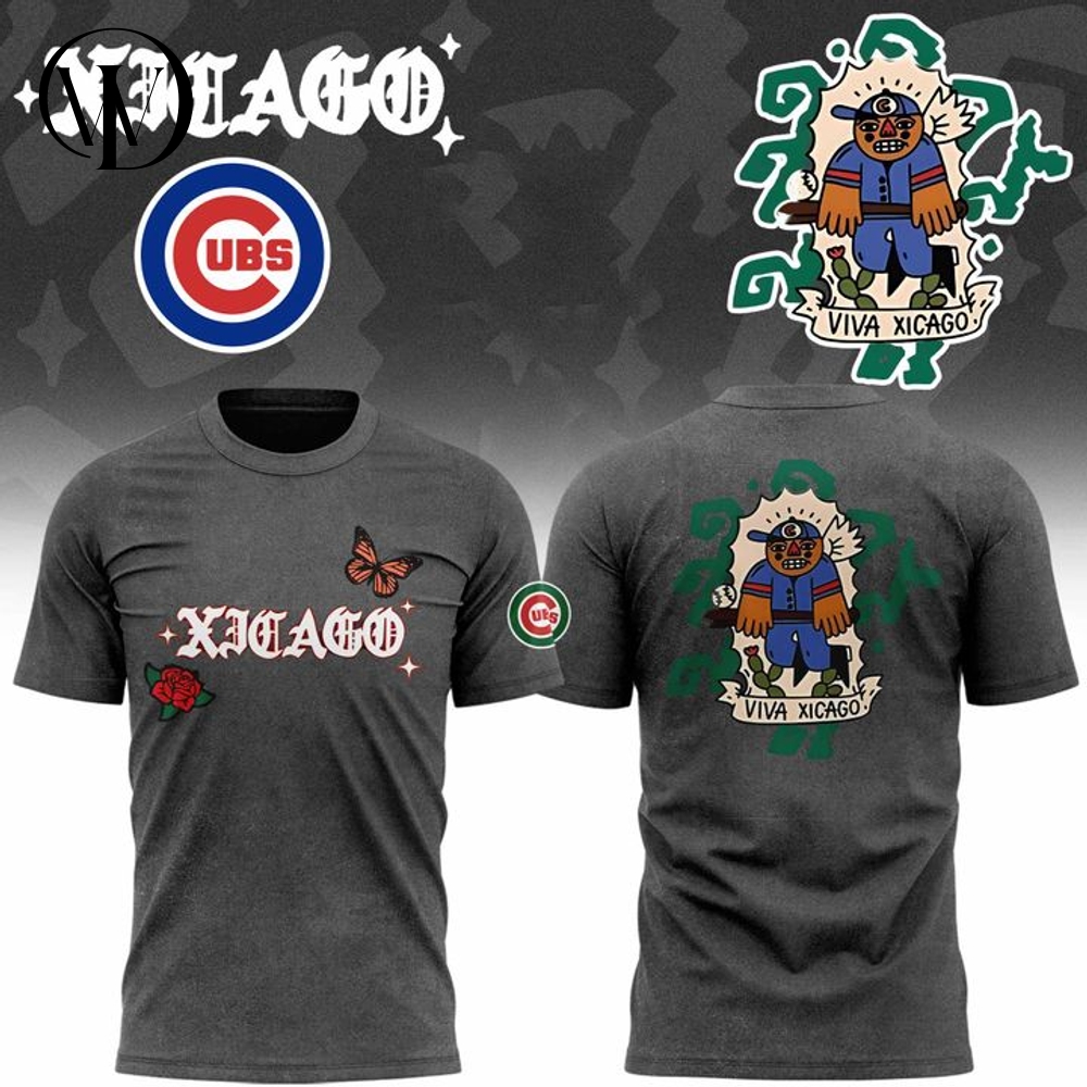 Chicago Cubs x Mexican Heritage "Viva Xicago" Special Tee Chicago Cubs x Mexican Heritage "Viva Xicago" Special Tee