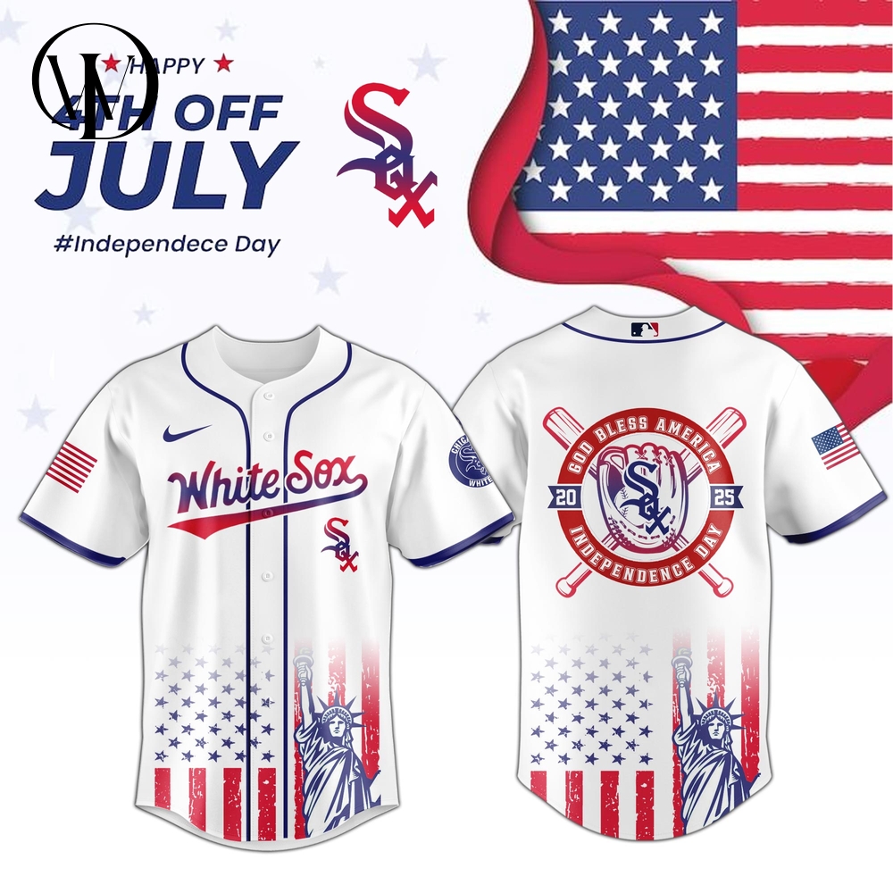 Chicago White Sox MLB Happy Independence Day 2025 Jersey Chicago White Sox MLB Happy Independence Day 2025 Jersey