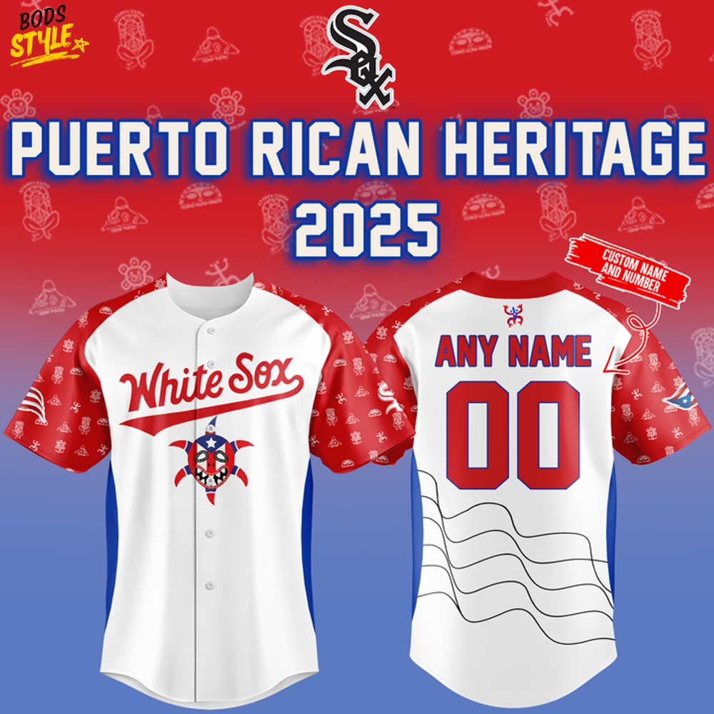 Chicago White Sox x Puerto Rican Heritage 2025 Special Baseball Jersey Chicago White Sox x Puerto Rican Heritage 2025 Special Baseball Jersey