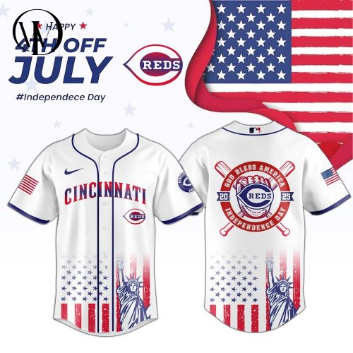 Cincinnati Reds MLB Happy Independence Day 2025 Jersey