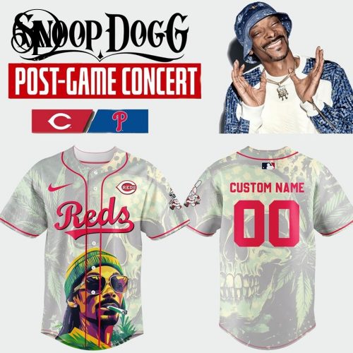 Cincinnati Reds x Snoop Dogg Custom Baseball Jersey