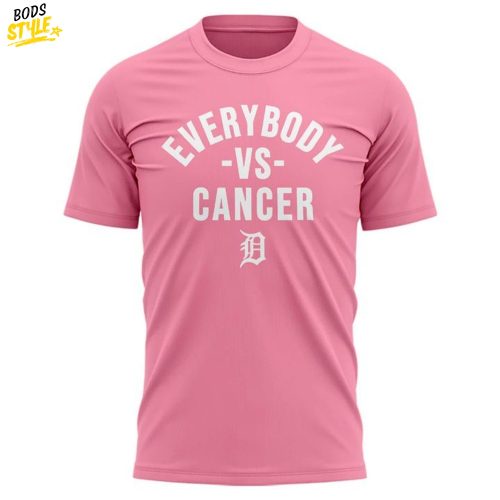 Detroit Tigers Strike Out Cancer Pink 2025 Shirt