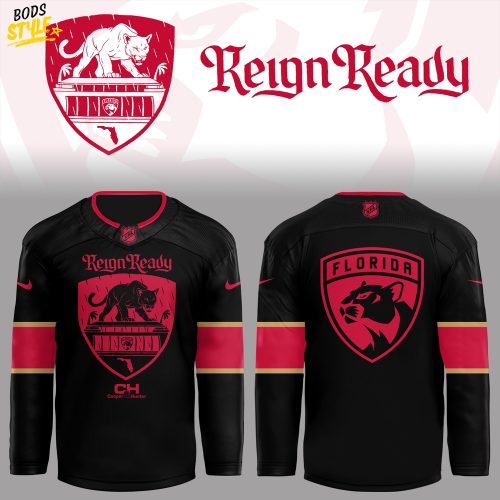 Florida Panthers “Reign Ready” Special Edition Black Hockey Jersey
