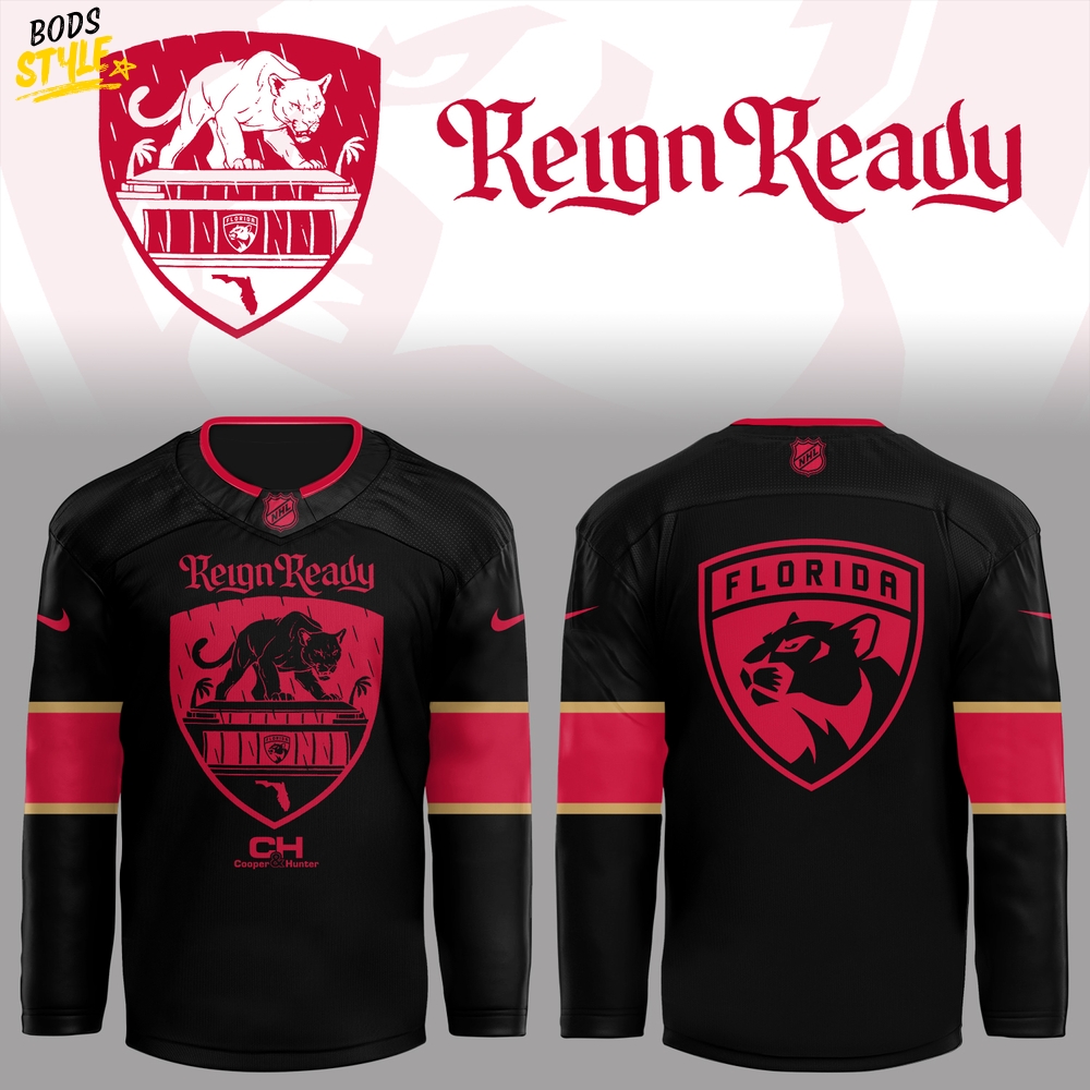 Florida Panthers "Reign Ready" Special Edition Black Hockey Jersey Florida Panthers "Reign Ready" Special Edition Black Hockey Jersey