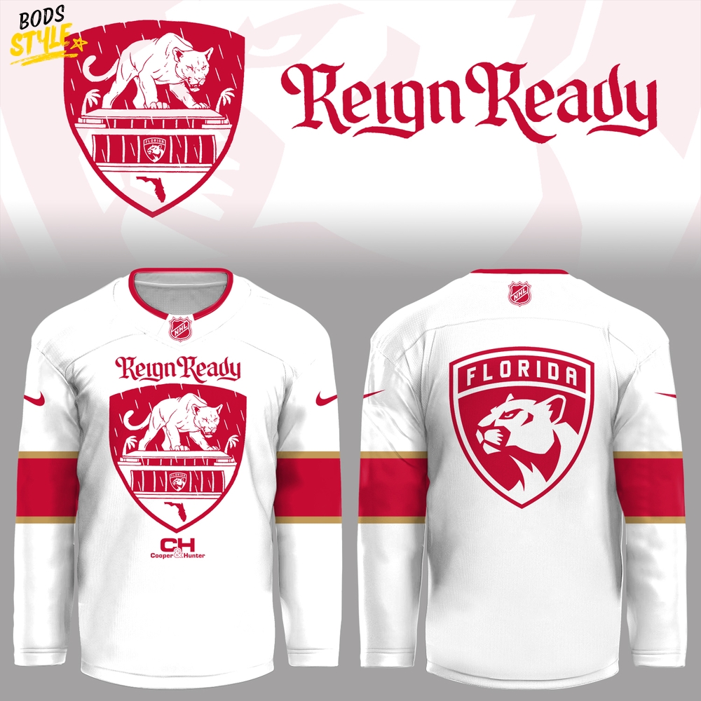 Florida Panthers "Reign Ready" Special Edition White Hockey Jersey Florida Panthers "Reign Ready" Special Edition White Hockey Jersey