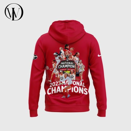 Georgia Bulldogs 2025 NCAA Women’s Tennis National Champions Special Red Hoodie