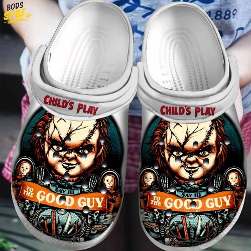 Halloween Say Hi To The Good Guy Chucky Crocs Clogs Shoes
