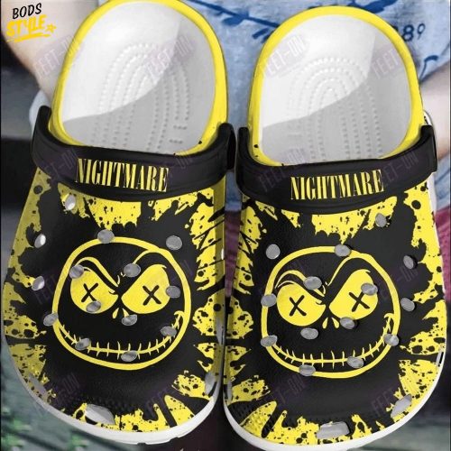 Halloween The Nightmare Jack Skellington Crocs Clogs Shoes
