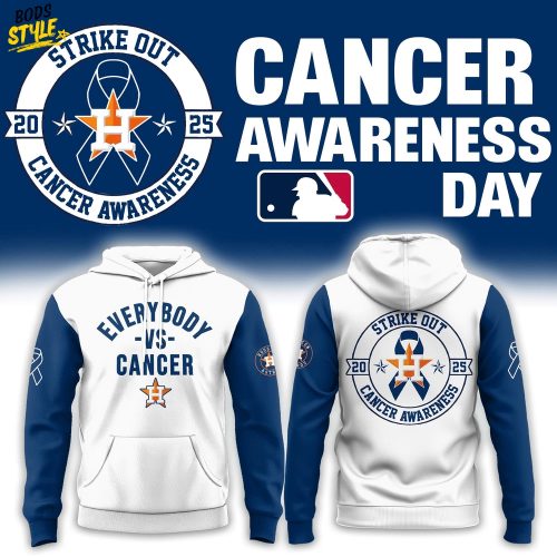 Houston Astro Everybody vs Cancer Hoodie Jogger Cap v2