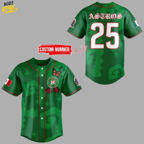 Houston Astros Mexican Heritage Night “Viva Xicago” Personalized Baseball Jersey