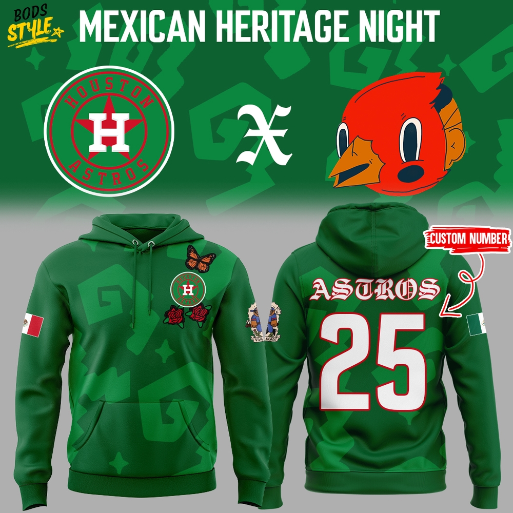 Houston Astros Mexican Heritage Night "Viva Xicago" Personalized Hoodie Houston Astros Mexican Heritage Night "Viva Xicago" Personalized Hoodie