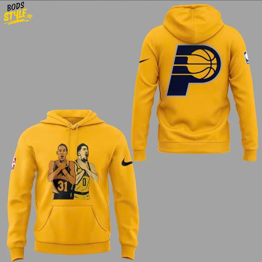 Indiana Pacers "Legacy Signal" Two eras. One gesture. One legendary moment Hoodie Indiana Pacers "Legacy Signal" Two eras. One gesture. One legendary moment Hoodie