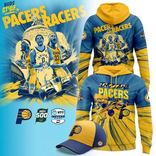 Indiana Pacers x IndyCar Racing 2025 Special Hoodie Set