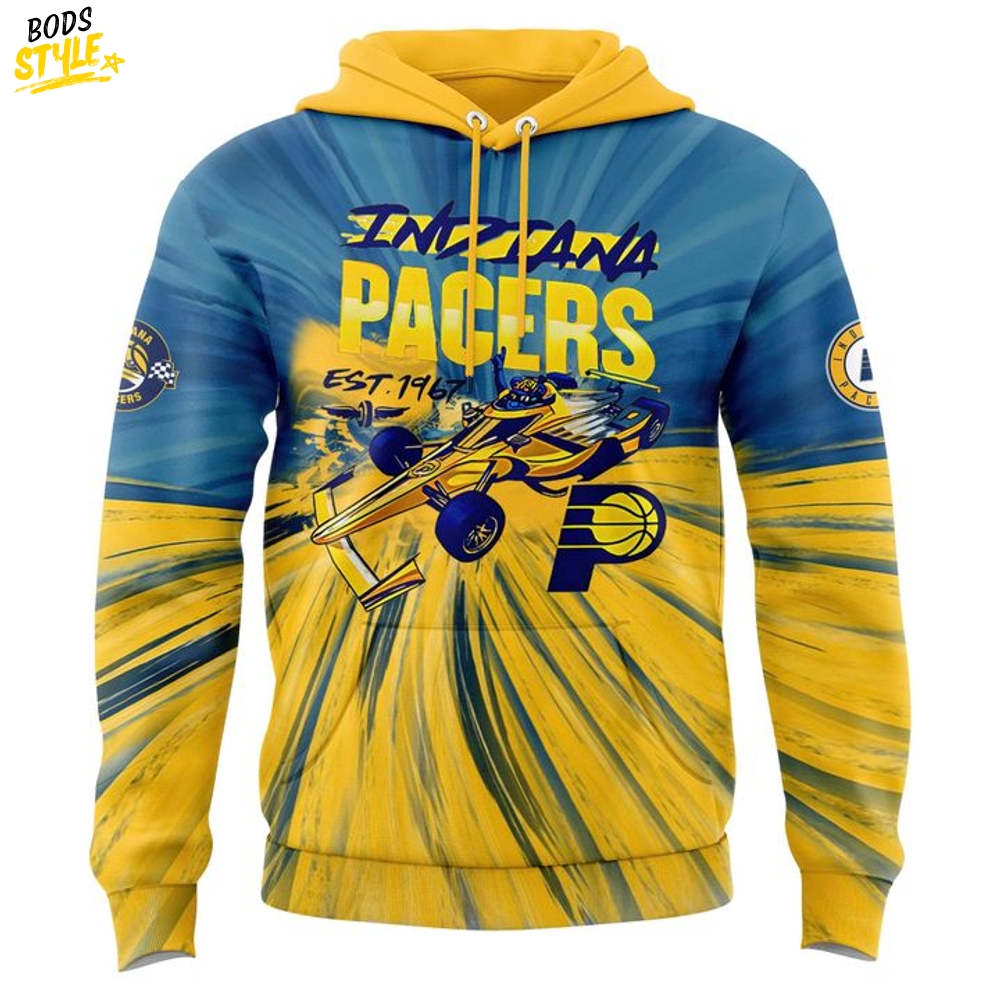 Indiana Pacers x IndyCar Racing 2025 Special Hoodie Set Indiana Pacers x IndyCar Racing 2025 Special Hoodie Set