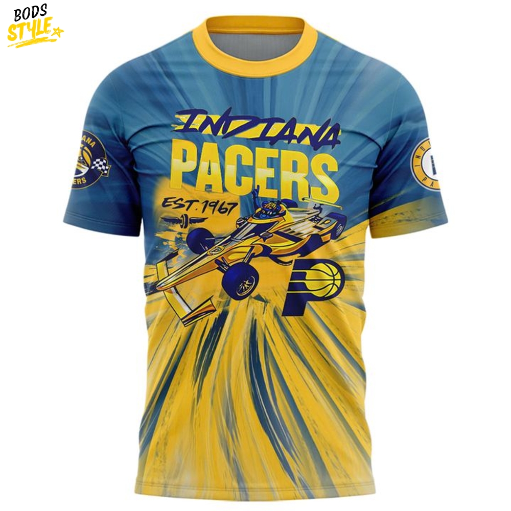 Indiana Pacers x IndyCar Racing 2025 Special Shirt Set Indiana Pacers x IndyCar Racing 2025 Special Shirt Set
