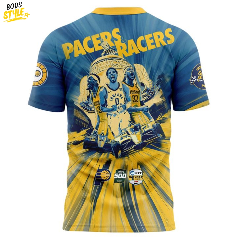 Indiana Pacers x IndyCar Racing 2025 Special Shirt Set Indiana Pacers x IndyCar Racing 2025 Special Shirt Set