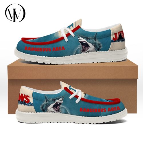 Jaws Movie “Dangerous Area” Loafer Shoes