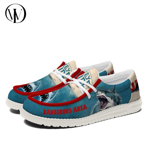 Jaws Movie “Dangerous Area” Loafer Shoes
