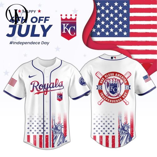 Kansas City Royals MLB Happy Independence Day 2025 Jersey