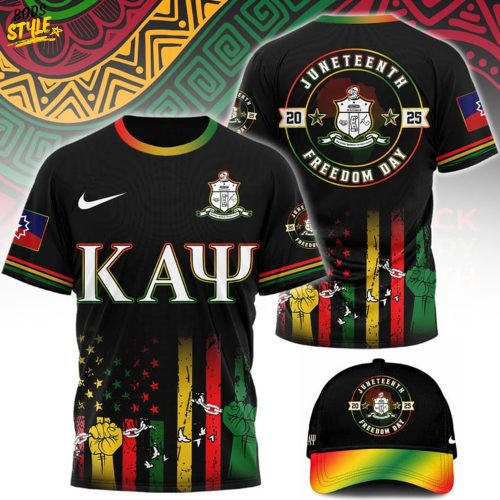 Kappa Alpha Psi Happy Juneteenth 2025 Freedom Day Shirt