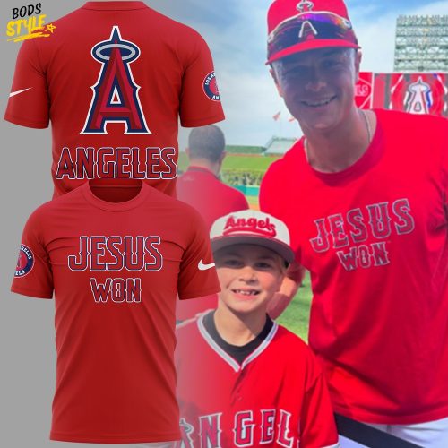 Los Angeles Angels MLB x Jesus Won 2025 Shirt