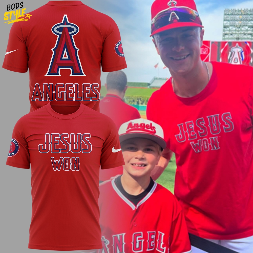 Los Angeles Angels MLB x Jesus Won 2025 Shirt Los Angeles Angels MLB x Jesus Won 2025 Shirt