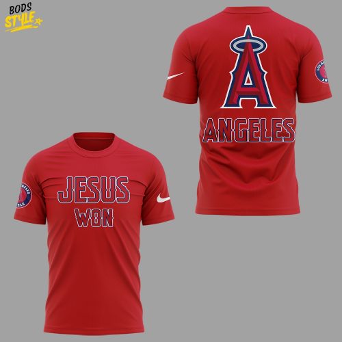 Los Angeles Angels MLB x Jesus Won 2025 Shirt