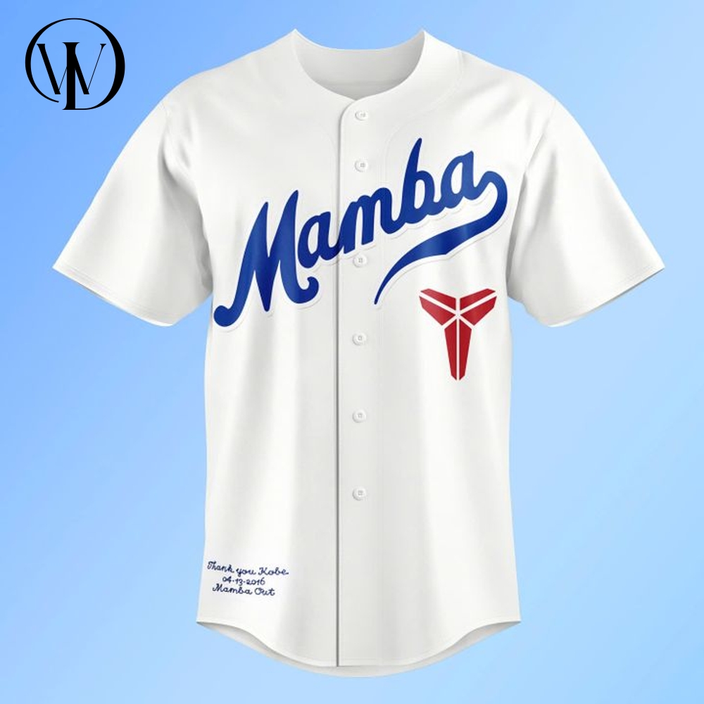 Los Angeles Dodgers Honors Kobe Special White Baseball Jersey Los Angeles Dodgers Honors Kobe Special White Baseball Jersey