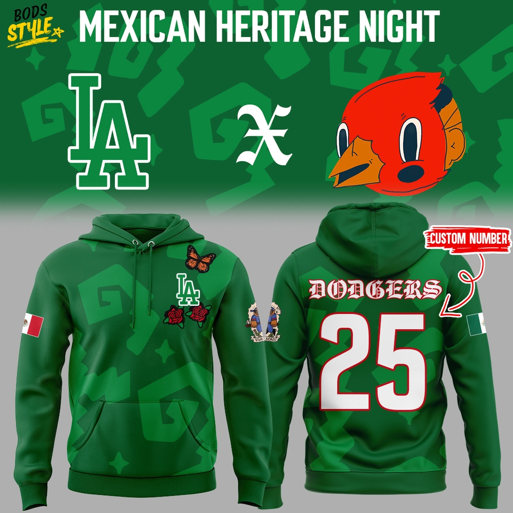 Los Angeles Dodgers Mexican Heritage Night "Viva Xicago" Personalized Hoodie Los Angeles Dodgers Mexican Heritage Night "Viva Xicago" Personalized Hoodie